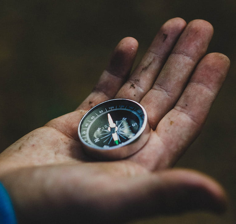 Kompass nach Esslingen